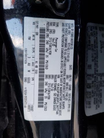 Photo 10 from auction – 2015 FORD FOCUS SE with VIN 1FADP3K20FL367748