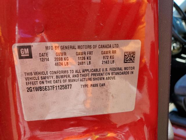 Photo 10 from auction – 2015 CHEVROLET IMPALA LIM with VIN 2G1WB5E37F1125877