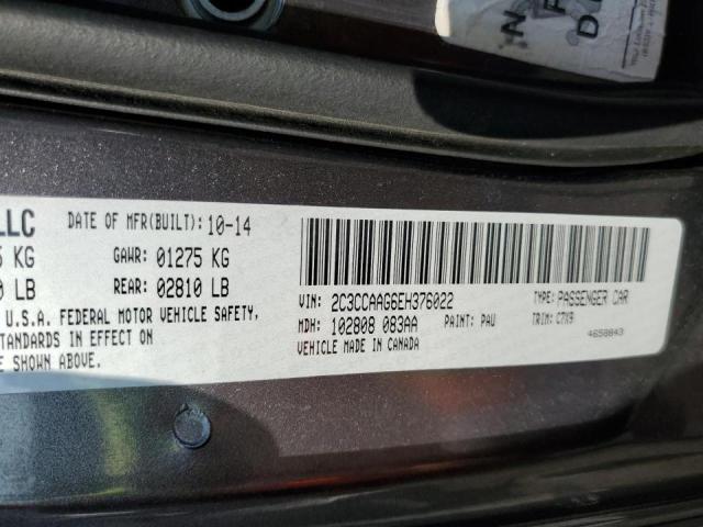 Photo 10 from auction – 2014 CHRYSLER 300 with VIN 2C3CCAAG6EH376022