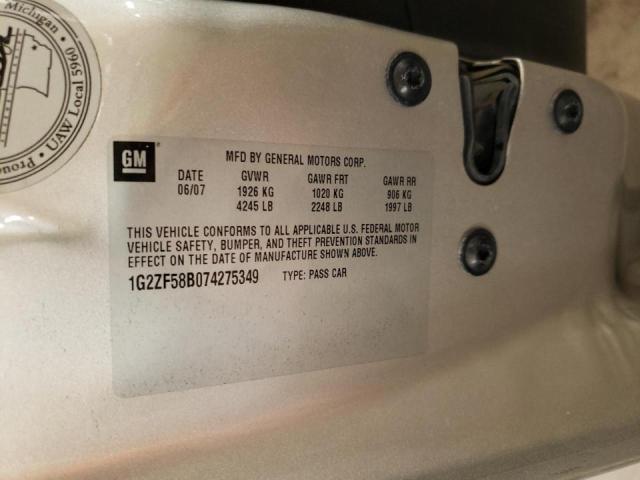 Photo 10 from auction – 2007 PONTIAC G6 VALUE L with VIN 1G2ZF58B074275349
