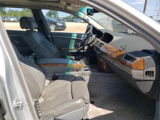 Photo 5 from auction – 2007 BMW 750 with VIN WBAHN83517DT66401