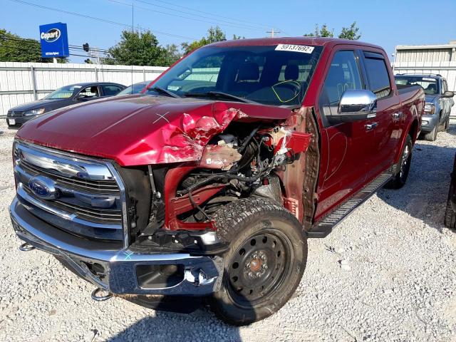 Photo 2 from auction – 2016 FORD F150 SUPER with VIN 1FTEW1EF4GFC46550