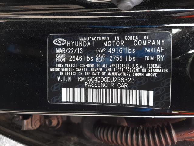 Photo 10 from auction – 2013 HYUNDAI GENESIS 3. with VIN KMHGC4DD0DU238323