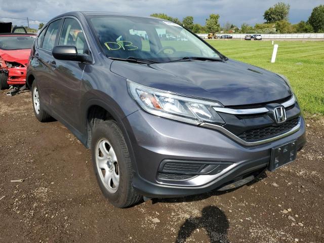 Photo 1 from auction – 2016 HONDA CR-V LX with VIN 5J6RM4H39GL126829
