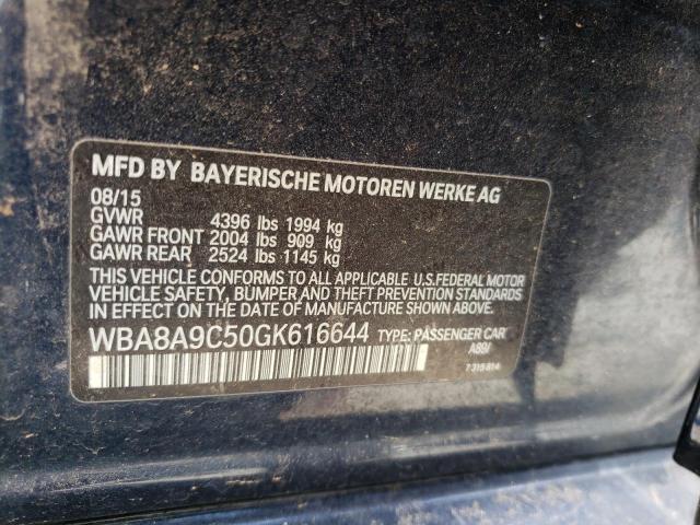 Photo 10 from auction – 2016 BMW 320 I with VIN WBA8A9C50GK616644