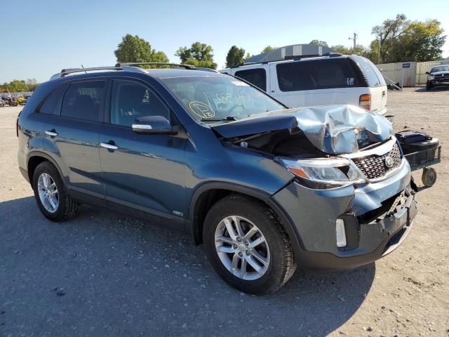 KIA SORENTO LX 2014 with VIN 5XYKTDA73EG444994 - Photo from auction