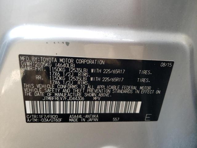 Photo 10 from auction – 2015 TOYOTA RAV4 LE with VIN JTMBFREV7FJ044306