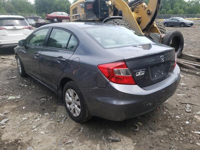 Photo 3 from auction – 2012 HONDA CIVIC LX with VIN 19XFB2F53CE315518