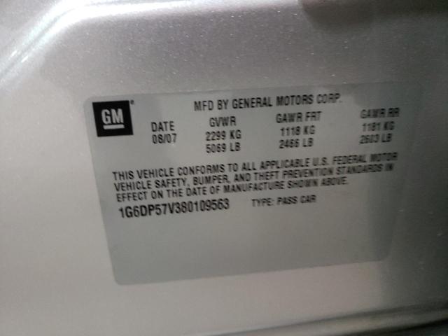 Photo 10 from auction – 2008 CADILLAC CTS HI FEA with VIN 1G6DP57V380109563