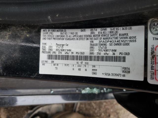 Photo 10 from auction – 2014 FORD FIESTA ST with VIN 3FADP4GX4EM211655