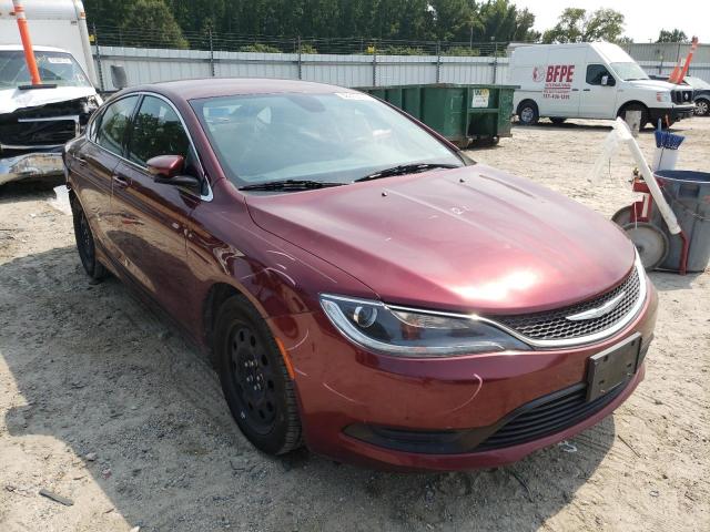 CHRYSLER 200 LX 2016 with VIN 1C3CCCFB8GN110021 - Photo from auction