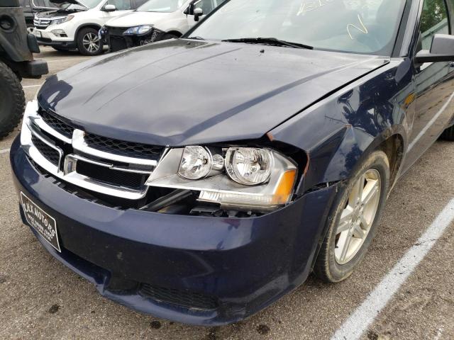 Photo 9 from auction – 2014 DODGE AVENGER SE with VIN 1C3CDZAG1EN224054