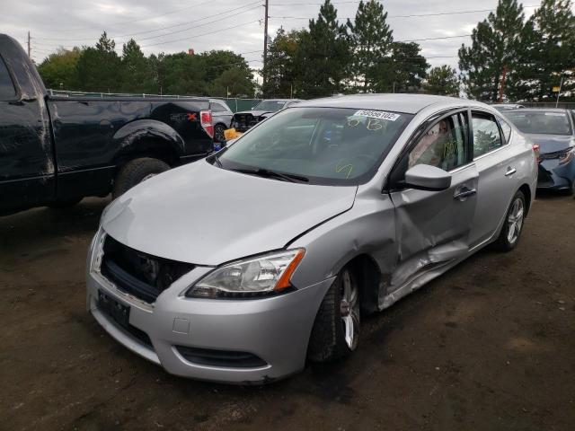 Photo 2 from auction – 2015 NISSAN SENTRA S with VIN 3N1AB7AP3FY270201