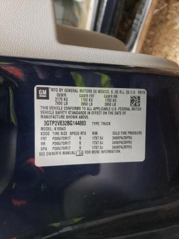 Photo 10 from auction – 2011 GMC SIERRA K15 with VIN 3GTP2VE32BG144883