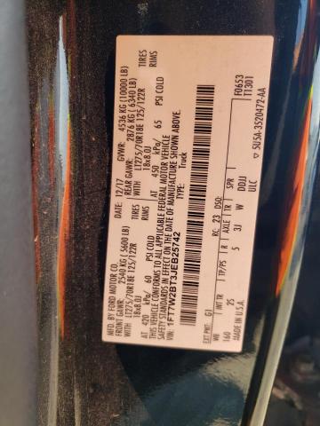 Photo 10 from auction – 2018 FORD F250 SUPER with VIN 1FT7W2BT3JEB25742