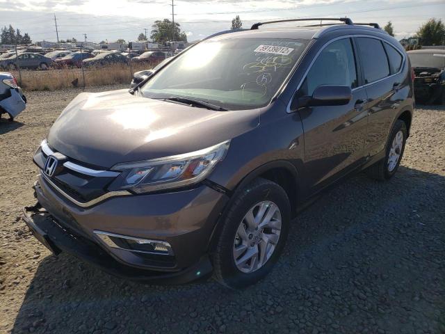 Photo 2 from auction – 2015 HONDA CR-V EXL with VIN 2HKRM4H74FH677150