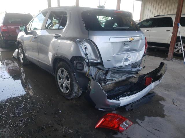 Photo 3 from auction – 2017 CHEVROLET TRAX LS with VIN 3GNCJKSB2HL278666