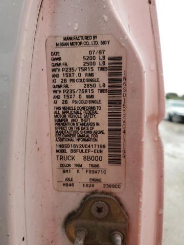 Photo 10 from auction – 1997 NISSAN TRUCK KING with VIN 1N6SD16Y2VC417199