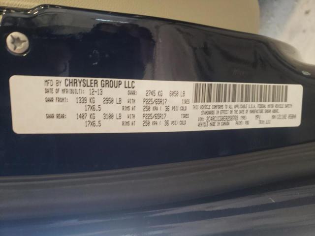 Photo 10 from auction – 2014 CHRYSLER TOWN & COU with VIN 2C4RC1CG0ER258769