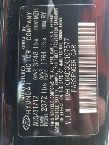 Photo 10 from auction – 2013 HYUNDAI VELOSTER with VIN KMHTC6AD3DU107577