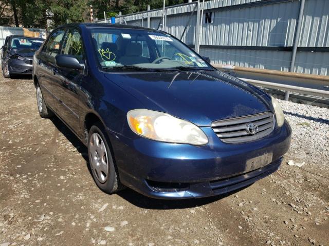 TOYOTA COROLLA CE 2003 with VIN 2T1BR32E43C107541 - Photo from auction