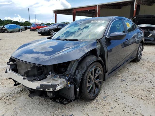 Photo 2 from auction – 2019 HONDA CIVIC LX with VIN 19XFC2F63KE039281