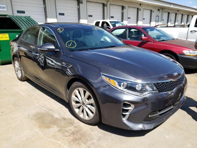 KIA OPTIMA EX 2017 with VIN 5XXGU4L30HG154024 - Photo from auction