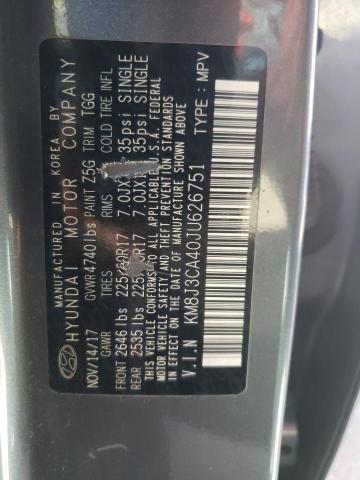 Photo 10 from auction – 2018 HYUNDAI TUCSON SEL with VIN KM8J3CA40JU626751