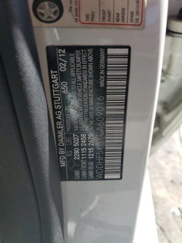 Photo 10 from auction – 2012 MERCEDES-BENZ E 350 with VIN WDDHF5KBXCA609016