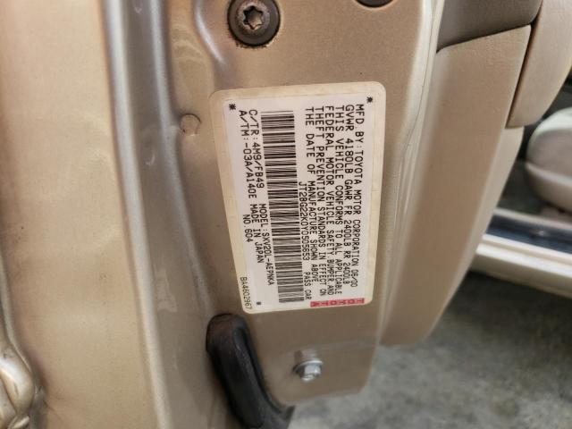 Photo 10 from auction – 2000 TOYOTA CAMRY CE with VIN JT2BG22K0Y0505653