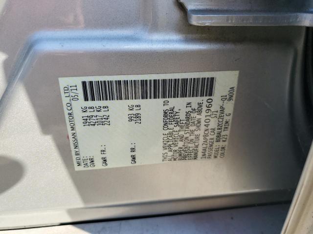 Photo 10 from auction – 2012 NISSAN ALTIMA 4D with VIN 1N4AL2AP8CN401960