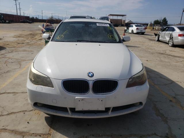Photo 9 from auction – 2005 BMW 525 I with VIN WBANA53535B855498