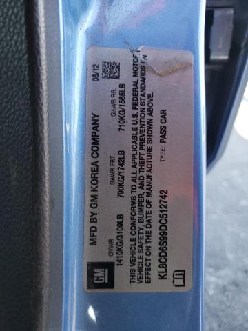 Photo 10 from auction – 2013 CHEVROLET SPARK 1LT with VIN KL8CD6S99DC512742