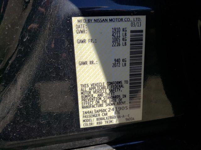 Photo 10 from auction – 2013 NISSAN ALTIMA 2.5 with VIN 1N4AL3AP6DC241905