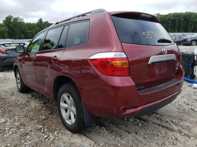 Photo 3 from auction – 2010 TOYOTA HIGHLANDER with VIN 5TDBK3EHXAS014098
