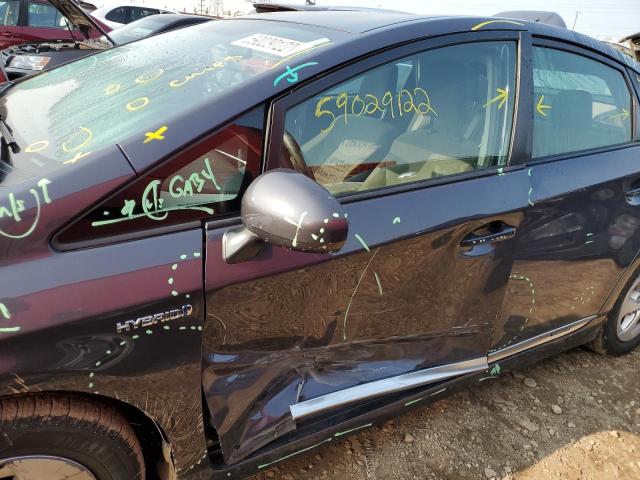 Photo 9 from auction – 2011 TOYOTA PRIUS with VIN JTDKN3DU5B1405485