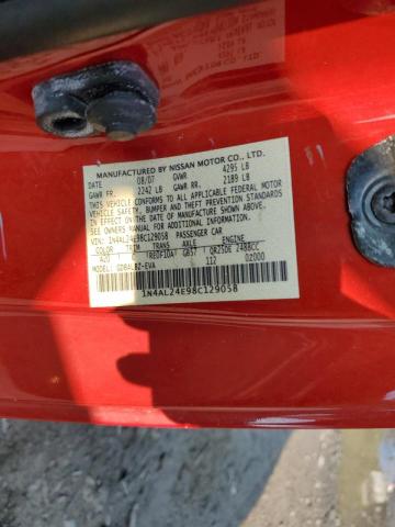 Photo 10 from auction – 2008 NISSAN ALTIMA with VIN 1N4AL24E98C129058