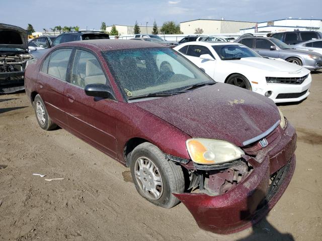 Photo 1 from auction – 2002 HONDA CIVIC LX with VIN 2HGES16512H568833