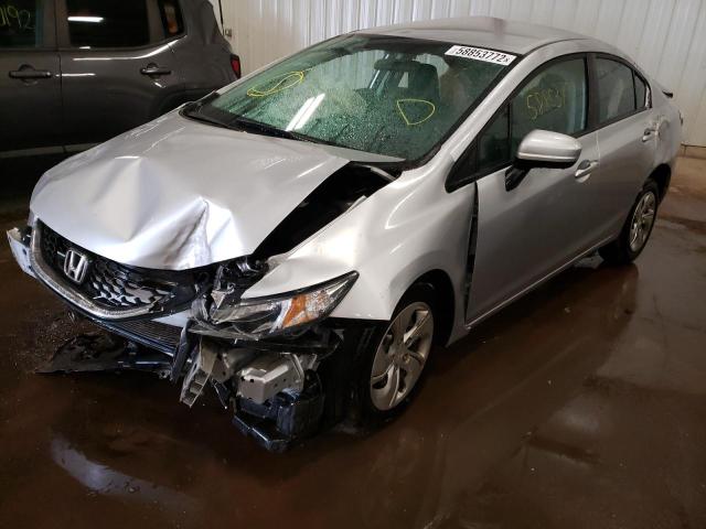 Photo 2 from auction – 2015 HONDA CIVIC LX with VIN 19XFB2F52FE116089