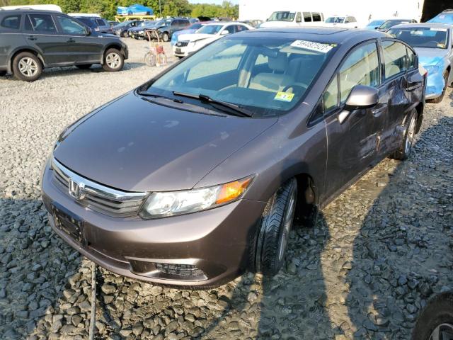 Photo 2 from auction – 2012 HONDA CIVIC EX with VIN 2HGFB2F82CH530355