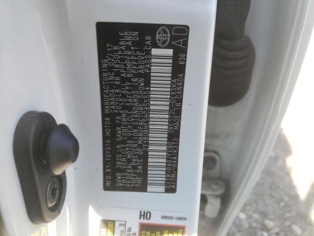 Photo 10 from auction – 2017 TOYOTA COROLLA L with VIN 2T1BURHE5HC855554