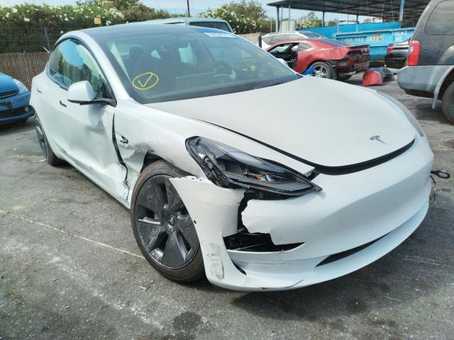 TESLA MODEL 3 2022 with VIN 5YJ3E1EB1NF206421 - Photo from auction