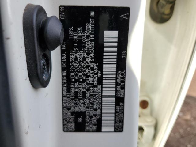 Photo 10 from auction – 2011 TOYOTA HIGHLANDER with VIN 5TDDK3EH2BS092000