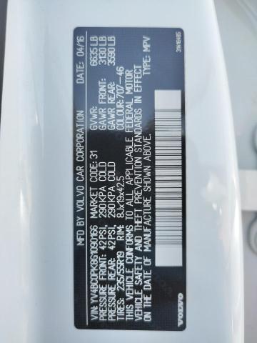 Photo 10 from auction – 2016 VOLVO XC90 T8 with VIN YV4BC0PK8G1090166