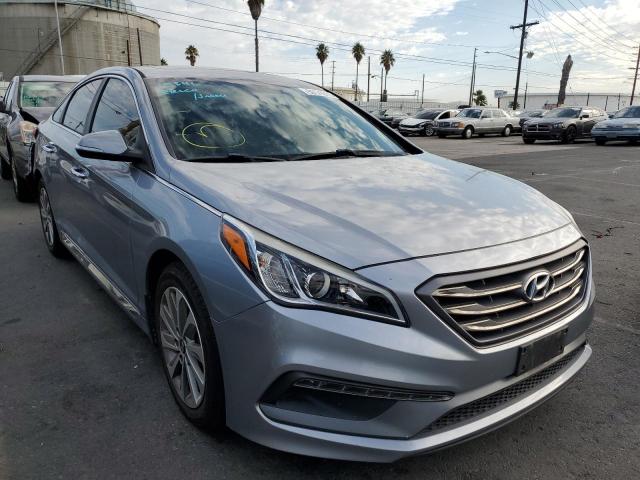 HYUNDAI SONATA SPO 2016 with VIN 5NPE34AF0GH389369 - Photo from auction