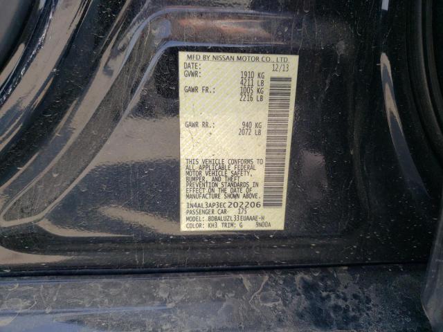 Photo 10 from auction – 2014 NISSAN ALTIMA 2.5 with VIN 1N4AL3AP3EC202206