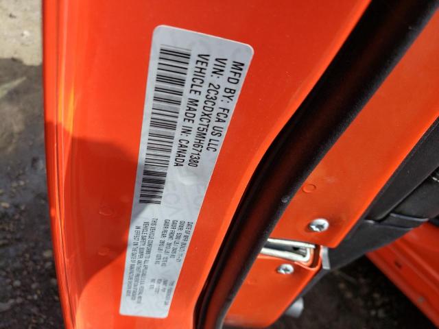 Photo 10 from auction – 2021 DODGE CHARGER R/ with VIN 2C3CDXCT5MH671380