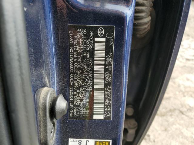 Photo 10 from auction – 2013 TOYOTA PRIUS with VIN JTDKN3DU8D1729341