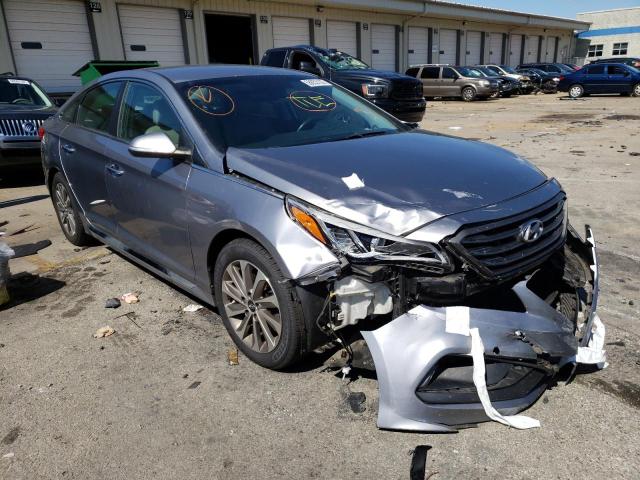 HYUNDAI SONATA SPO 2015 with VIN 5NPE34AF0FH237154 - Photo from auction
