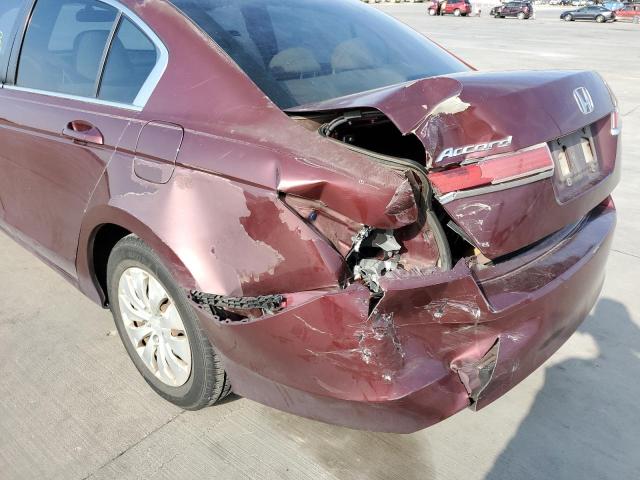 Photo 9 from auction – 2012 HONDA ACCORD LX with VIN 1HGCP2F38CA089595